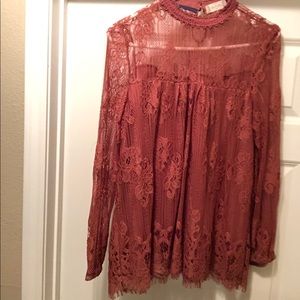 Altar’d State mock neck blouse